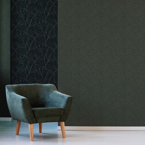 PAPEL TAPIZ SECRET GARDEN HERITAGE TEXTURE 0.52X10 MTS GREEN