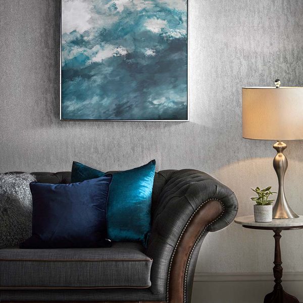 PAPEL TAPIZ SECRET GARDEN MOLTEN 0.52X10 MTS SILVER