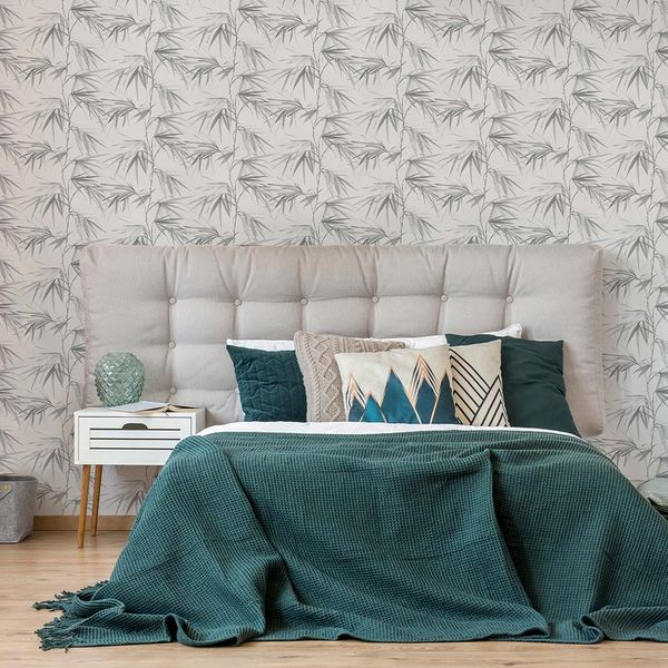 PAPEL TAPIZ PARADISE ASIA 0.52X10 MTS LIGHT GREY