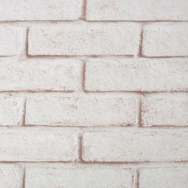 PAPEL TAPIZ OASIS BRICK 0.52X10 MTS WHITE/RED