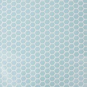 PAPEL TAPIZ OASIS HEXAGON LATTICE 0.52X10 MTS DUCK EGG