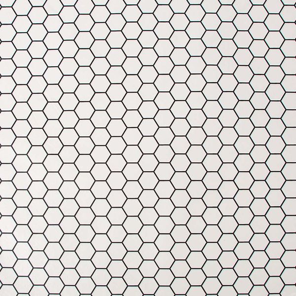 PAPEL TAPIZ OASIS HEXAGON LATTICE 0.52X10 MTS WHITE
