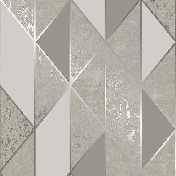 PAPEL TAPIZ VITTORIO MILAN GEO 0.52X10 MTS TAUPE/GOLD