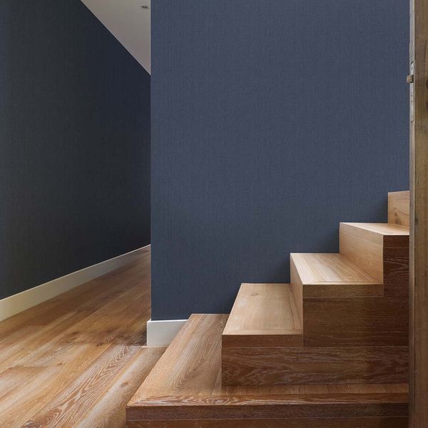 PAPEL TAPIZ VITTORIO RHEA 0.52X10 MTS NAVY