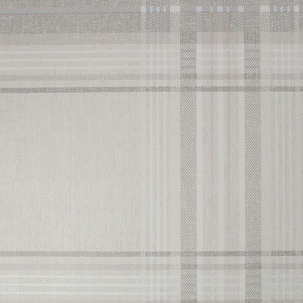 PAPEL TAPIZ VITTORIO RHEA PLAID 0.52X10 MTS TAUPE
