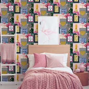 PAPEL TAPIZ KIDS HOME ISLAND LIVING 0.52X10 MTS