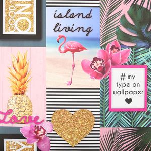 PAPEL TAPIZ KIDS HOME ISLAND LIVING 0.52X10 MTS
