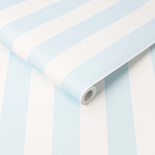 PAPEL TAPIZ KIDS HOME PASTEL 0.52X10 MTS BLUE STRIPE