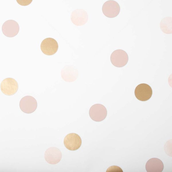 PAPEL TAPIZ KIDS HOME DOTTY POLKA 0.52X10 MTS PINK AMERICAN GOLD
