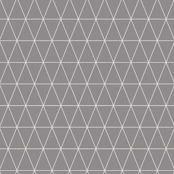 PAPEL TAPIZ KIDS HOME TRIANGOLIN 0.52X10 MTS GRIS
