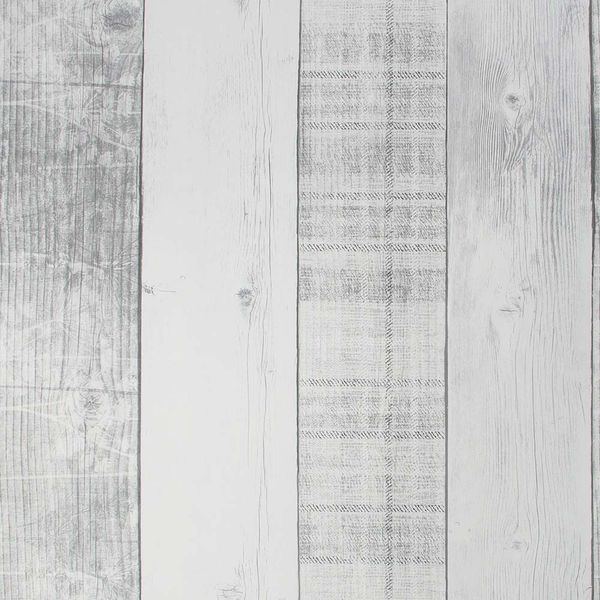 PAPEL TAPIZ FRESCA COUNTRY PLANK 0.52X10 MTS GREY