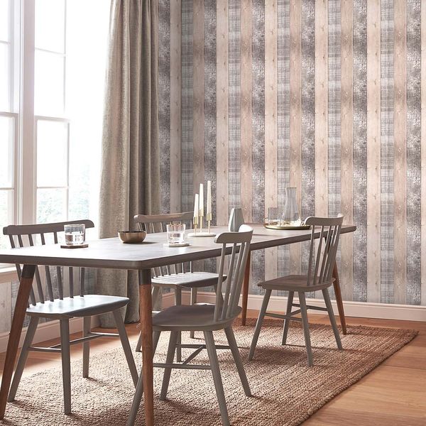 PAPEL TAPIZ FRESCA COUNTRY PLANK 0.52X10 MTS BLUSH