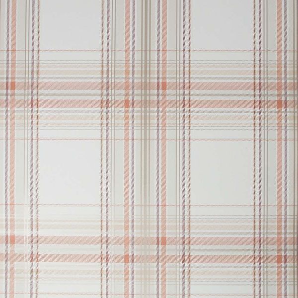 PAPEL TAPIZ FRESCA IONA CHECK 0.52X10 MTS BURNT ORANGE