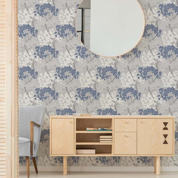 PAPEL TAPIZ FRESCA LYKKE TREE 0.52X10 MTS NAVY