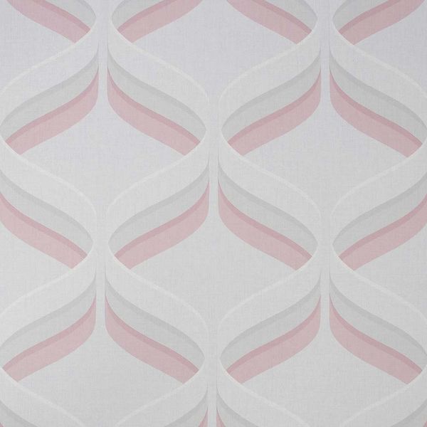 PAPEL TAPIZ FRESCA RETRO OGEE 0.52X10 MTS PINK