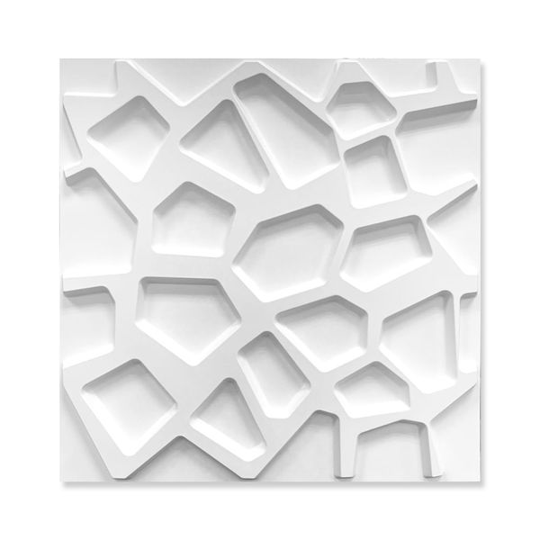 PANEL DECORATIVO EZRA 50X50X0.08 CM BLANCO MATE