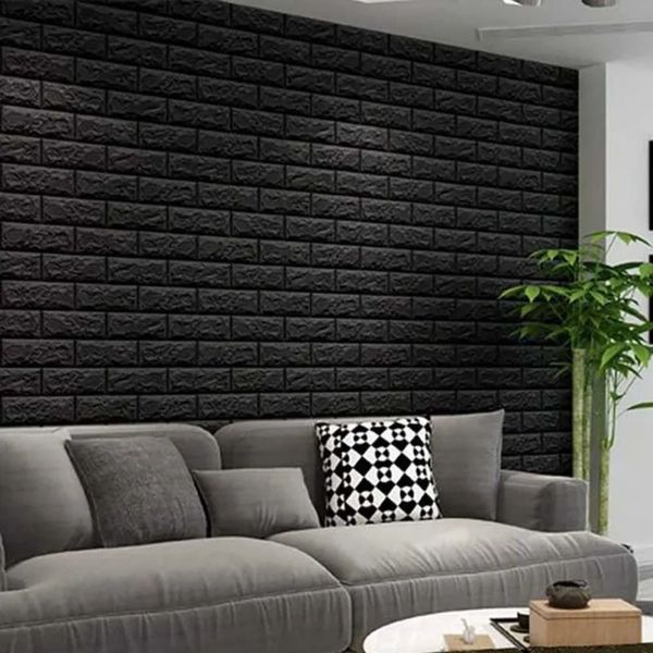 Papel Tapiz 3D Marley 77X70X0.3 Cm Negro