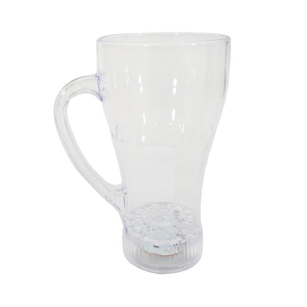 VASO ACRILICO C/LUCES LED 8.5X11.5X16CM RGB (COC46-002)