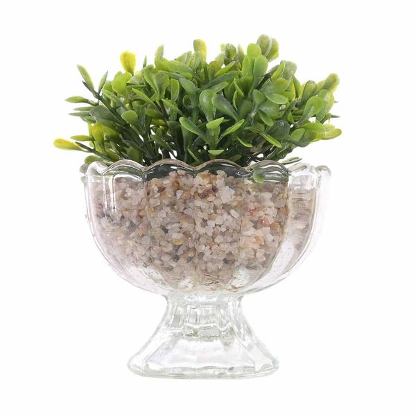 PLANTA ARTIFICIAL C/MACETERO 10X10X10CM VERDE (FLW38-027B)