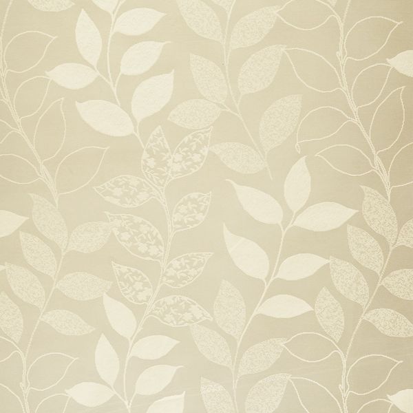 TELA TUL BORDADO HOJAS CREMA