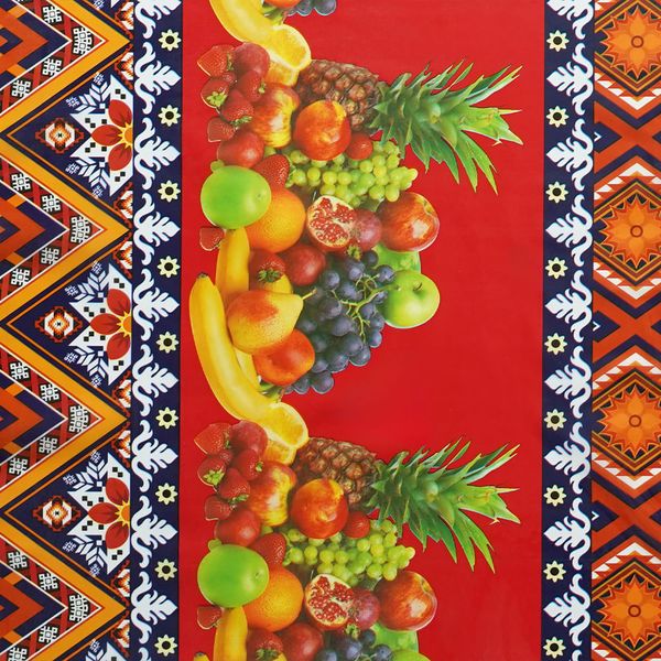 CUBREMESA PLAIN PVC CUZQUEÑO ROJO