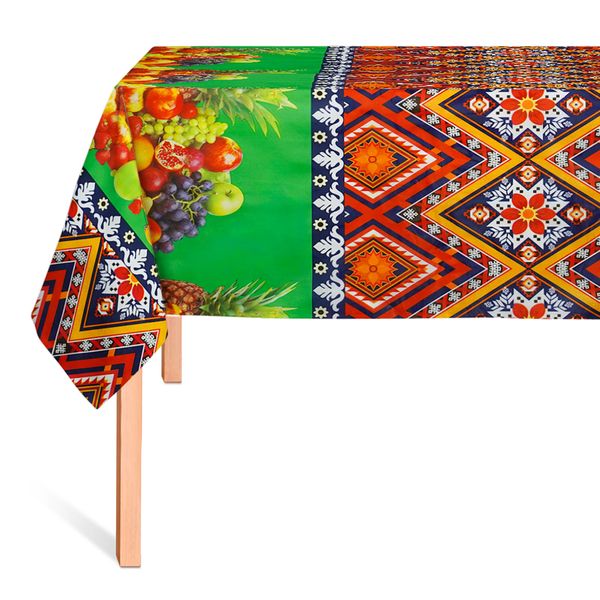 CUBREMESA PLAIN PVC CUZQUEÑO VERDE