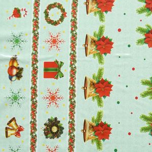 CUBREMESA PVC CHRISTMAS VERDE 04