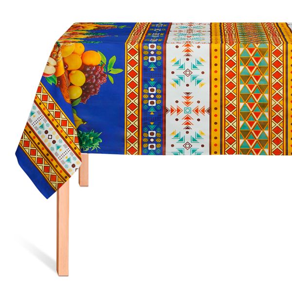 CUBREMESA PLAIN PVC INCAICO AZUL