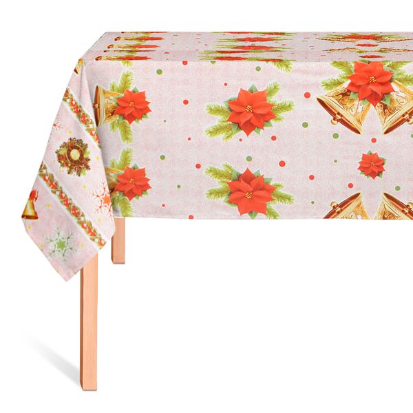 Cubremesa Pvc Christmas Rojo 57