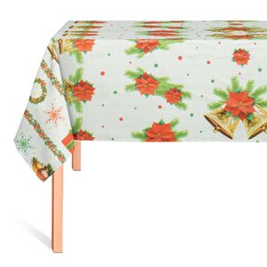 CUBREMESA PVC CHRISTMAS BEIGE 68