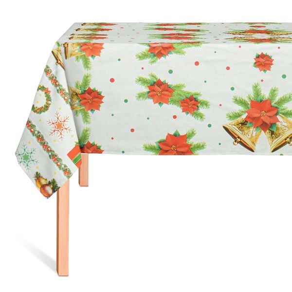 Cubremesa Pvc Christmas Beige 68