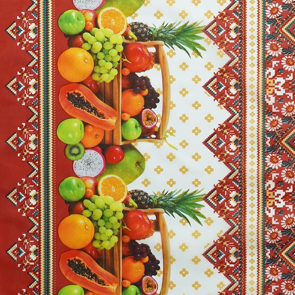 CUBREMESA PLAIN PVC CANASTA FRUTERA MARRON