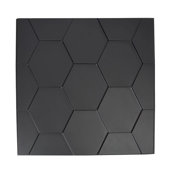 PANEL DECORATIVO CARTER 50X50X0.1 CM NEGRO MATE