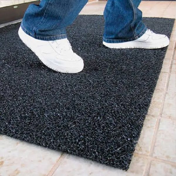 FELPUDO ATRAPAMUGRE P/HOGAR FIRM BACKING 12MM NEGRO