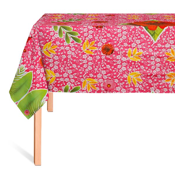 CUBREMESA PVC ROCIO ROJO 27