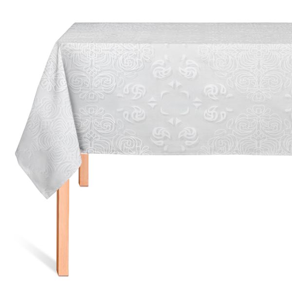 CUBREMESA TRANSP PVC ROSETTE CRISTAL