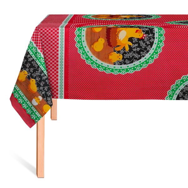 CUBREMESA PLAIN PVC POLLITO AMARILLO