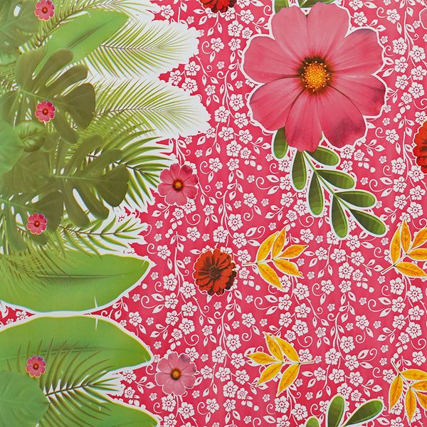 CUBREMESA PVC ROCIO ROJO 27