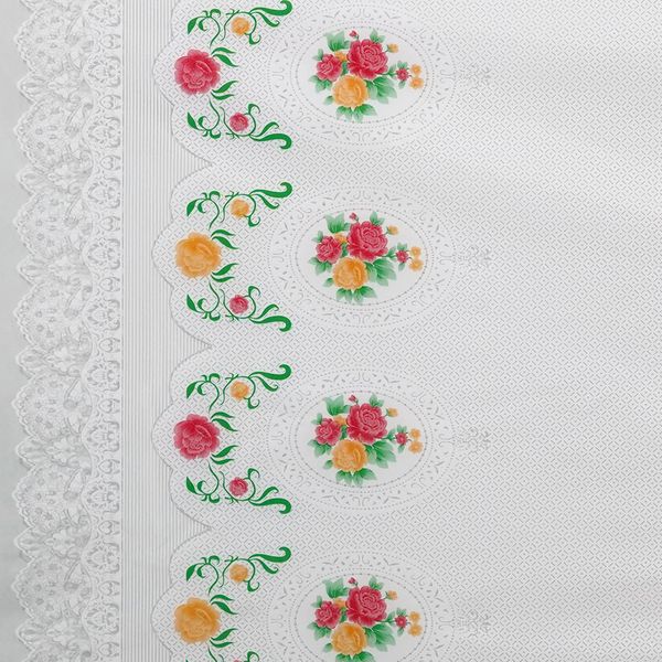 CUBREMESA TRANSP PVC FLORAL INTENSO