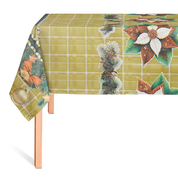 Cubremesa Pvc Pascuas Mostaza 14