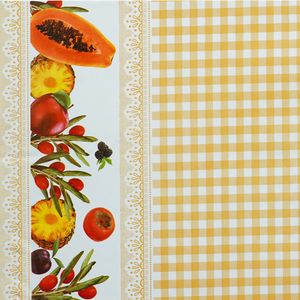 CUBREMESA PVC YULIMAR AMARILLO 35