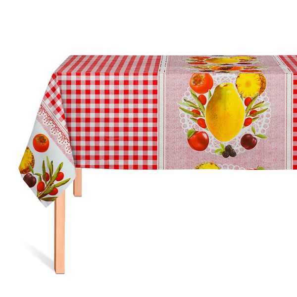 CUBREMESA PVC YULIMAR ROJO 27