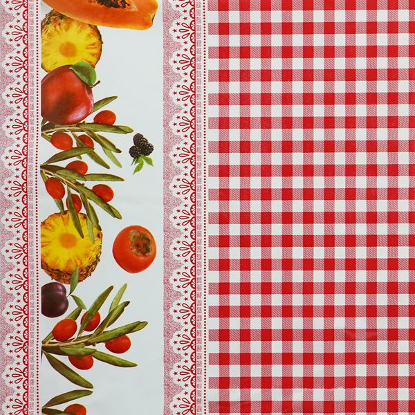 CUBREMESA PVC YULIMAR ROJO 27