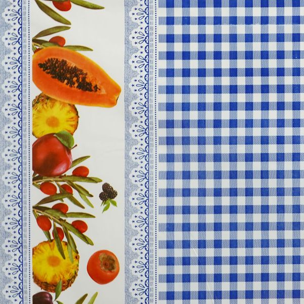 CUBREMESA PVC YULIMAR AZUL 13