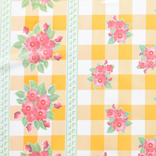 CUBREMESA PVC PAMELA AMARILLO 35