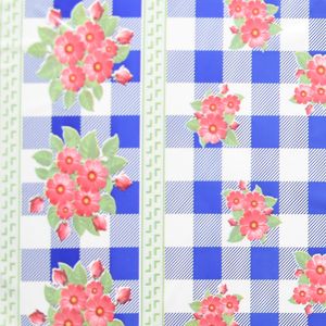 CUBREMESA PVC PAMELA AZUL 13