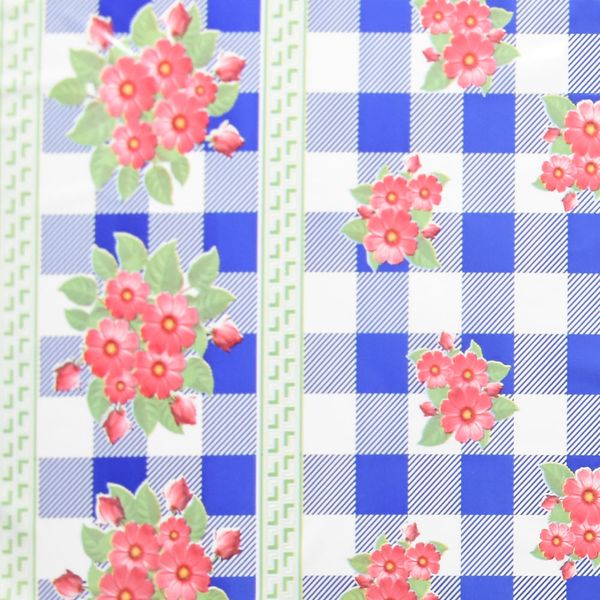 CUBREMESA PVC PAMELA AZUL 13