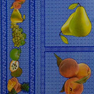 CUBREMESA PVC TROPICAL AZUL 13