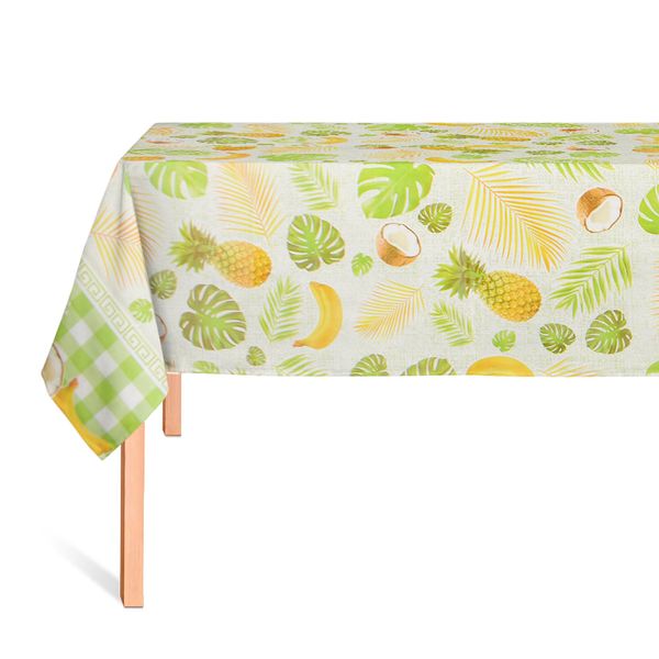 CUBREMESA PVC TROPICAL VERDE 24