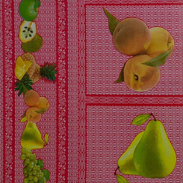 CUBREMESA PVC FRUTERIA ROJO 27
